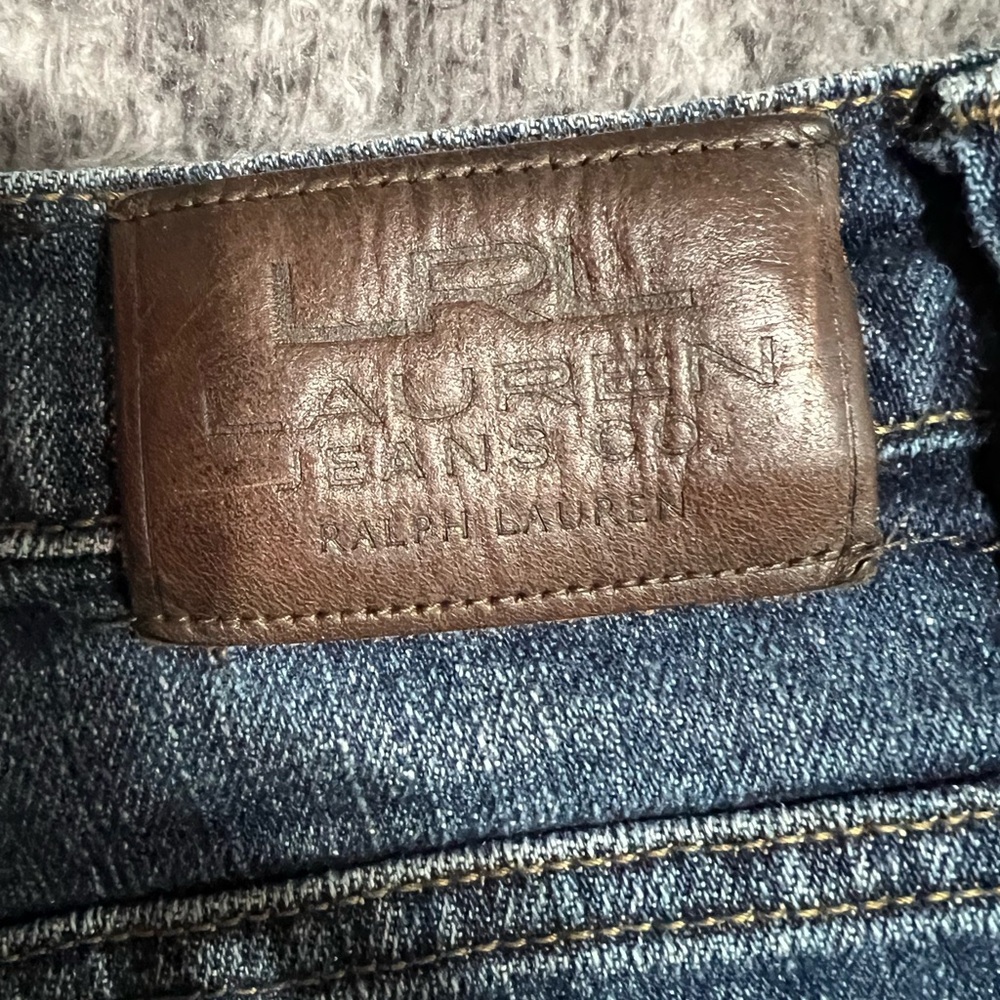 Ralph Lauren Blue Flare Wide Leg Jeans - Picture 4 of 4
